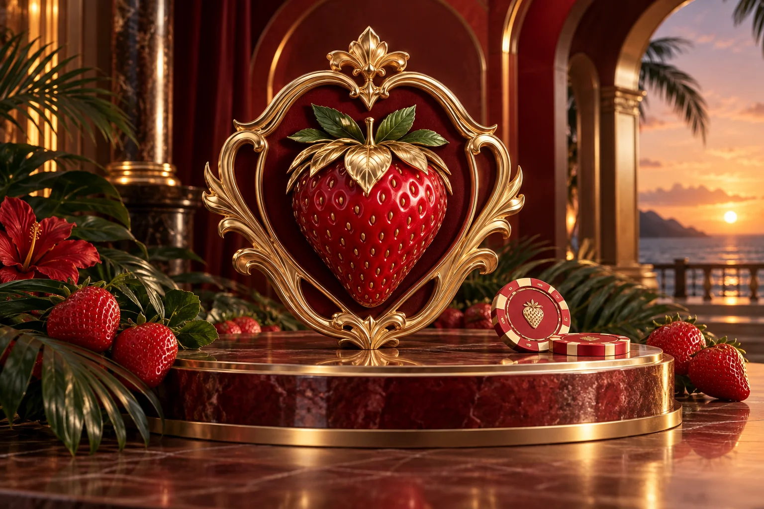 About strawberry-themed artwork