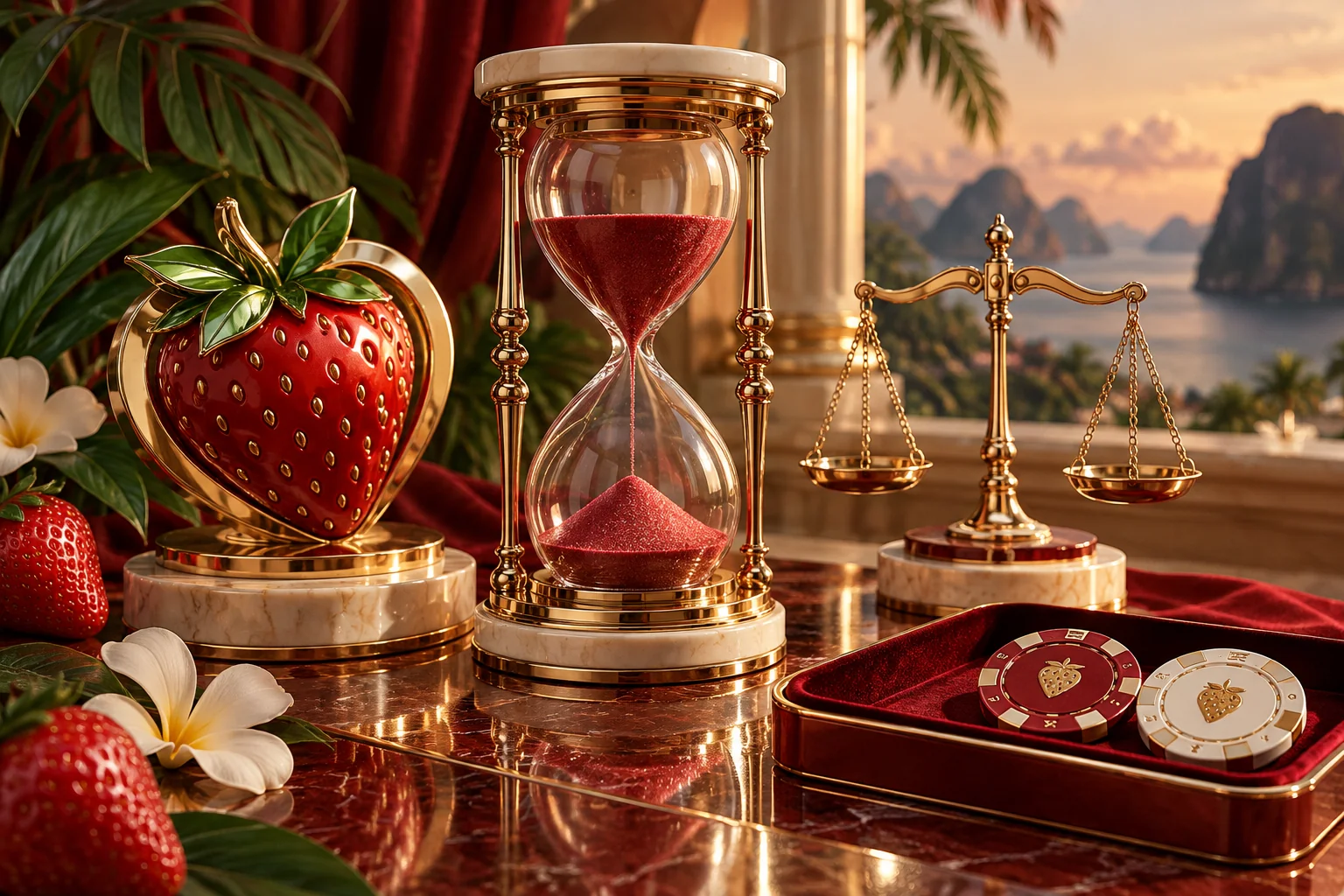 Responsible Use strawberry-themed artwork