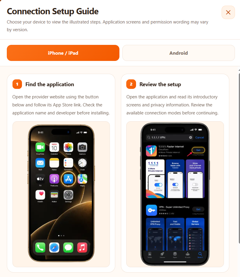 iPhone step 1: Open the App Store